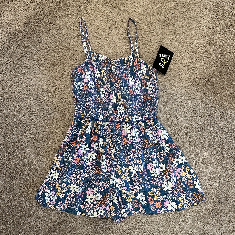 Art Class Floral romper for girls!